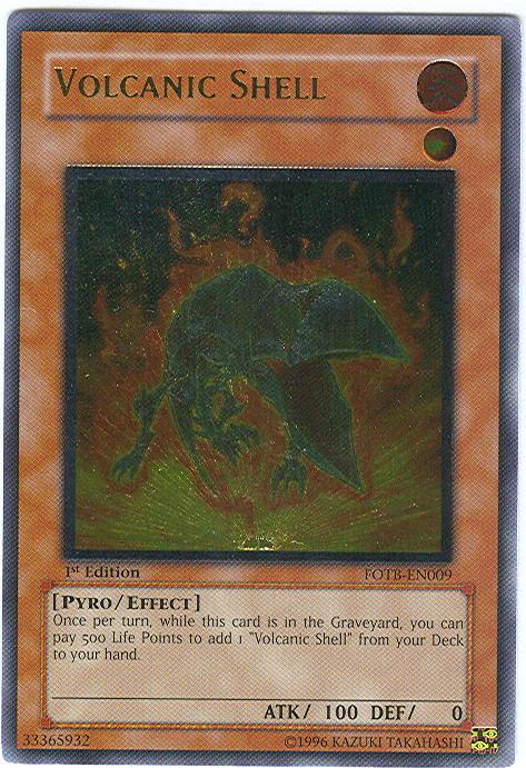 Volcanic Shell [FOTB-EN009] Ultimate Rare | Exor Games Dartmouth