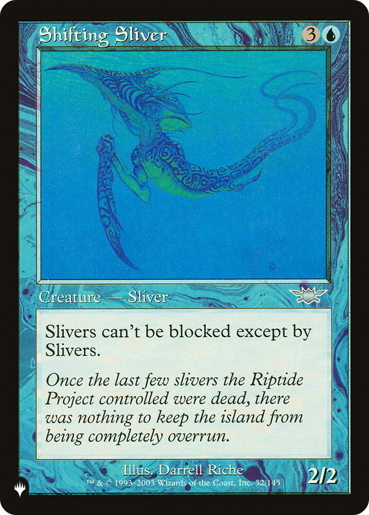 Shifting Sliver [The List Reprints] | Exor Games Dartmouth