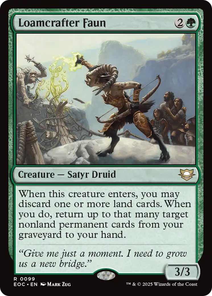 Loamcrafter Faun [Edge of Eternities Commander] | Exor Games Dartmouth