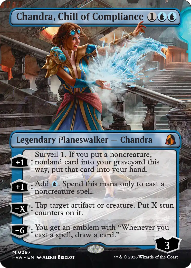 Chandra, Chill of Compliance (Borderless) [Reality Fracture] | Exor Games Dartmouth