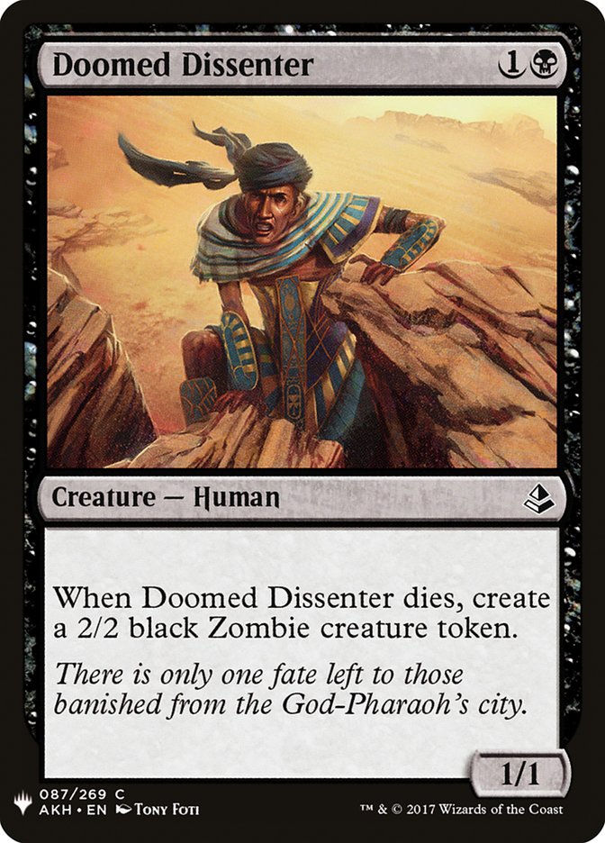 Doomed Dissenter [Mystery Booster] | Exor Games Dartmouth