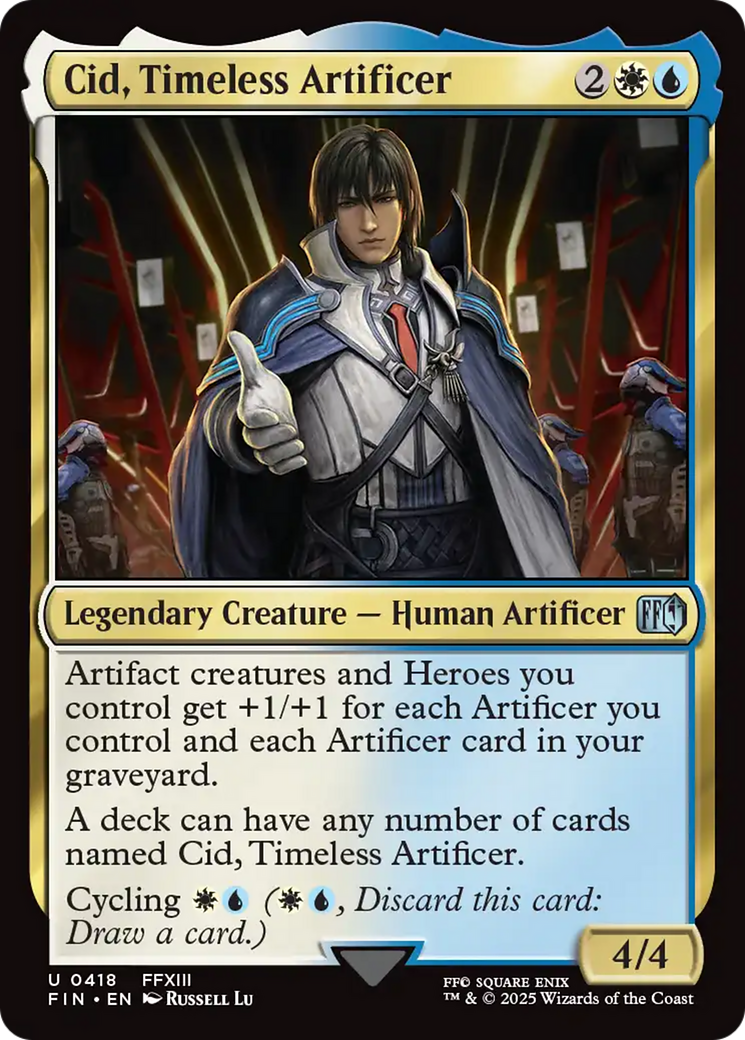Cid, Timeless Artificer (0418) [FINAL FANTASY] | Exor Games Dartmouth