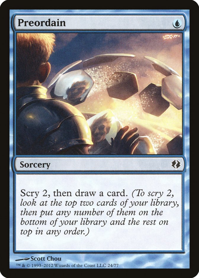 Preordain [Duel Decks: Venser vs. Koth] | Exor Games Dartmouth