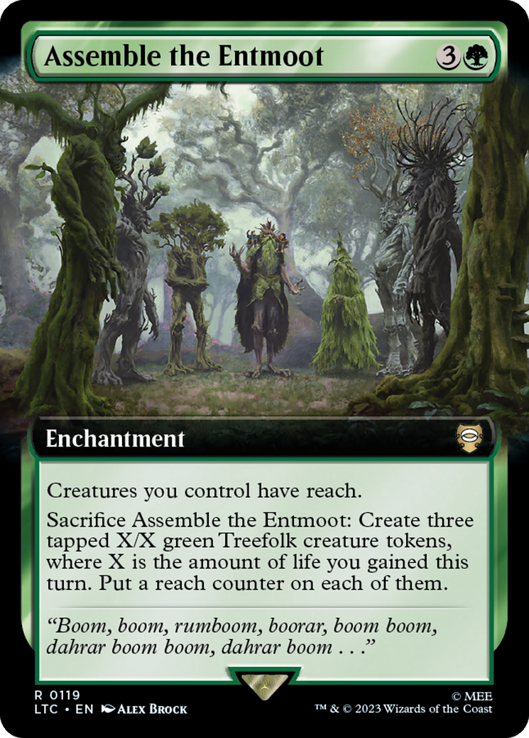 Assemble the Entmoot (Extended Art) [The Lord of the Rings: Tales of Middle-Earth Commander] | Exor Games Dartmouth