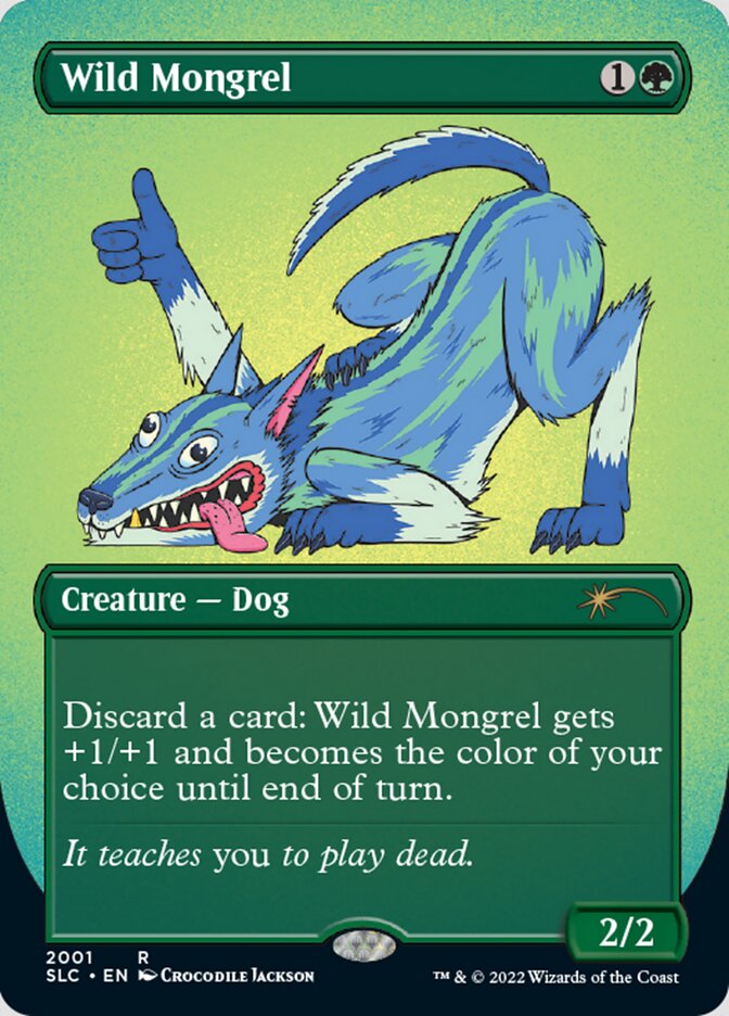 Wild Mongrel (Borderless) [Secret Lair Countdown Kit] | Exor Games Dartmouth
