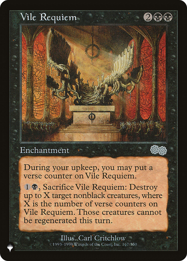 Vile Requiem (USG) [The List Reprints] | Exor Games Dartmouth