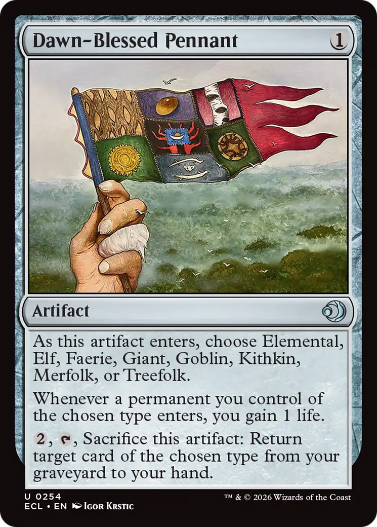 Dawn-Blessed Pennant [Lorwyn Eclipsed] | Exor Games Dartmouth