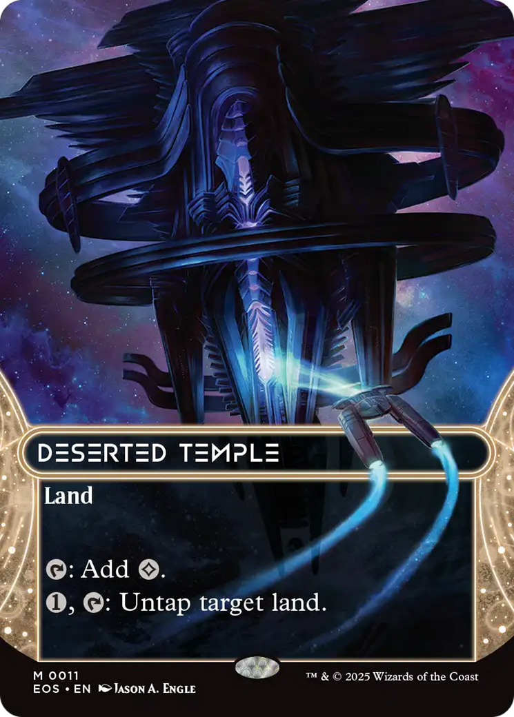 Deserted Temple (0011) (Borderless) [Edge of Eternities: Stellar Sights] | Exor Games Dartmouth