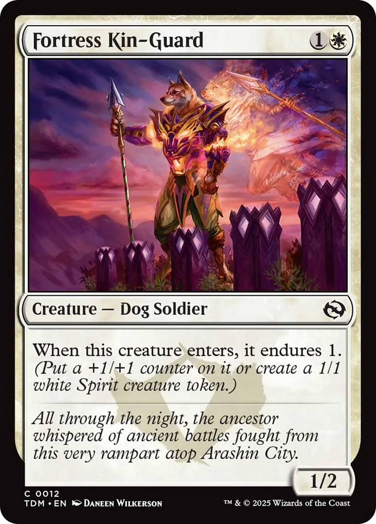 Fortress Kin-Guard [Tarkir: Dragonstorm] | Exor Games Dartmouth