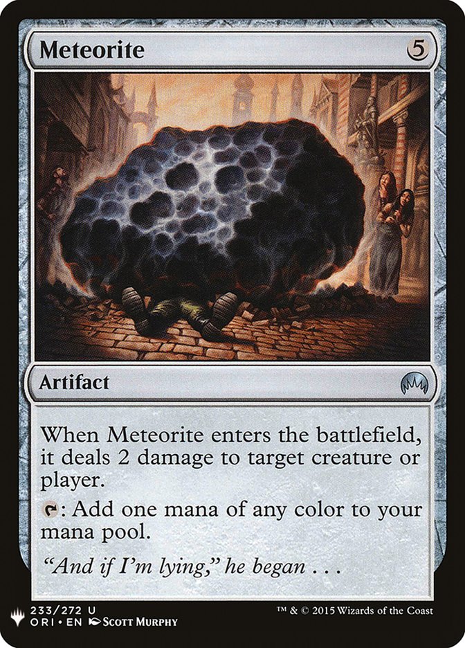 Meteorite [Mystery Booster] | Exor Games Dartmouth