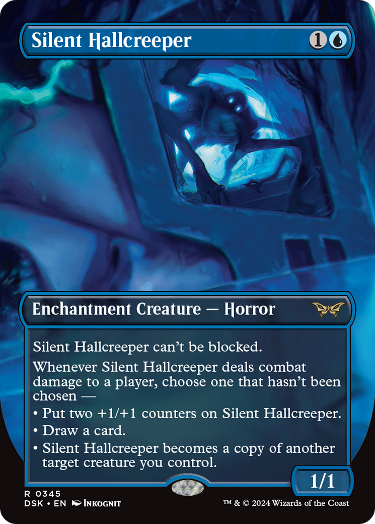 Silent Hallcreeper (Borderless) [Duskmourn: House of Horror] | Exor Games Dartmouth