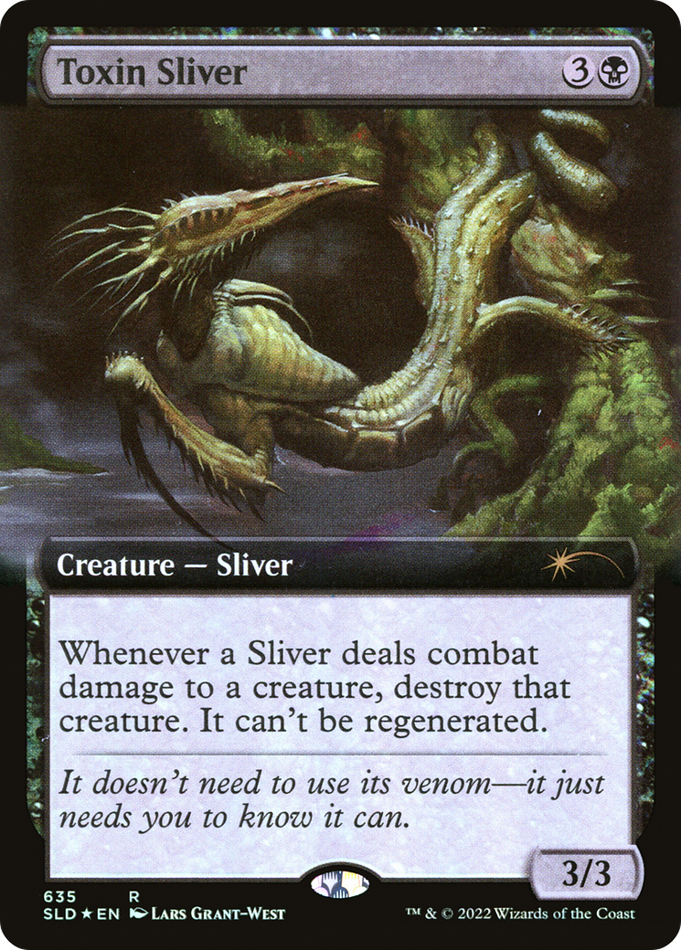 Toxin Sliver (Extended Art) [Secret Lair Drop Promos] | Exor Games Dartmouth