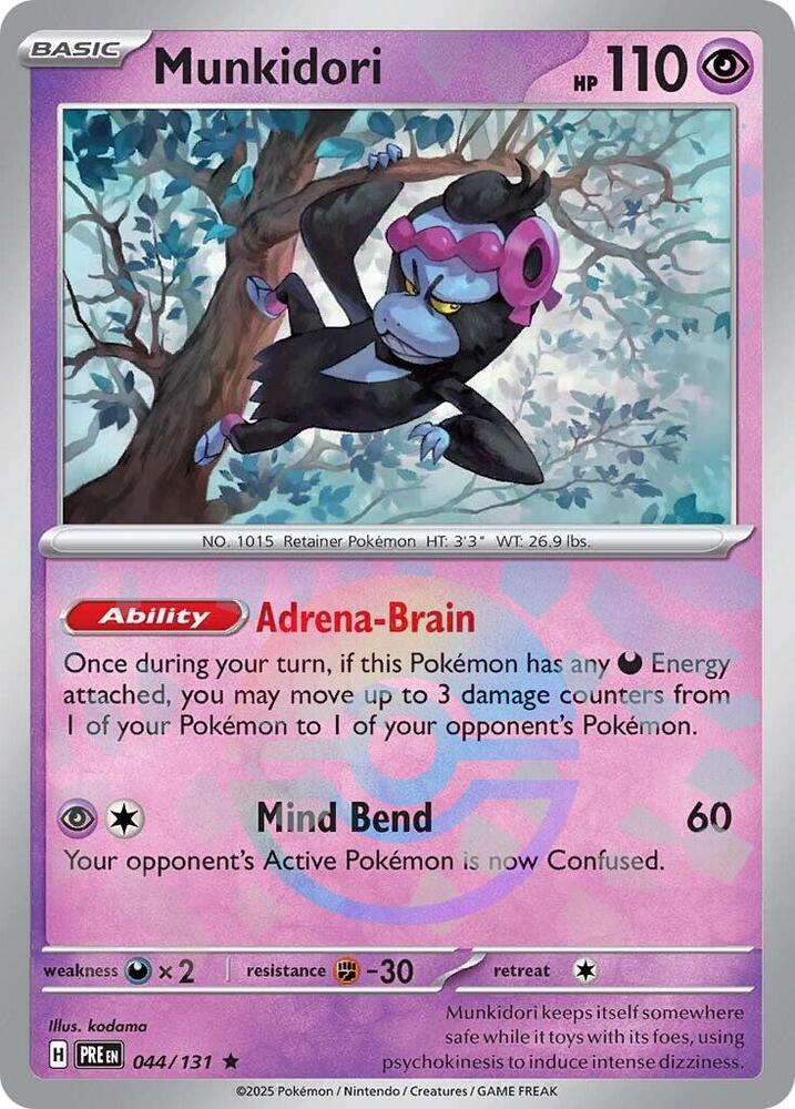 Munkidori (044/131) (Poke Ball Pattern) [Scarlet & Violet: Prismatic Evolutions] | Exor Games Dartmouth