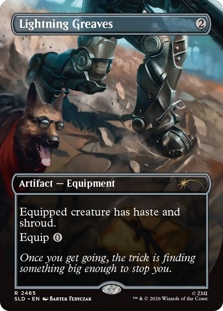 Lightning Greaves (2465) [Secret Lair Drop Series] | Exor Games Dartmouth