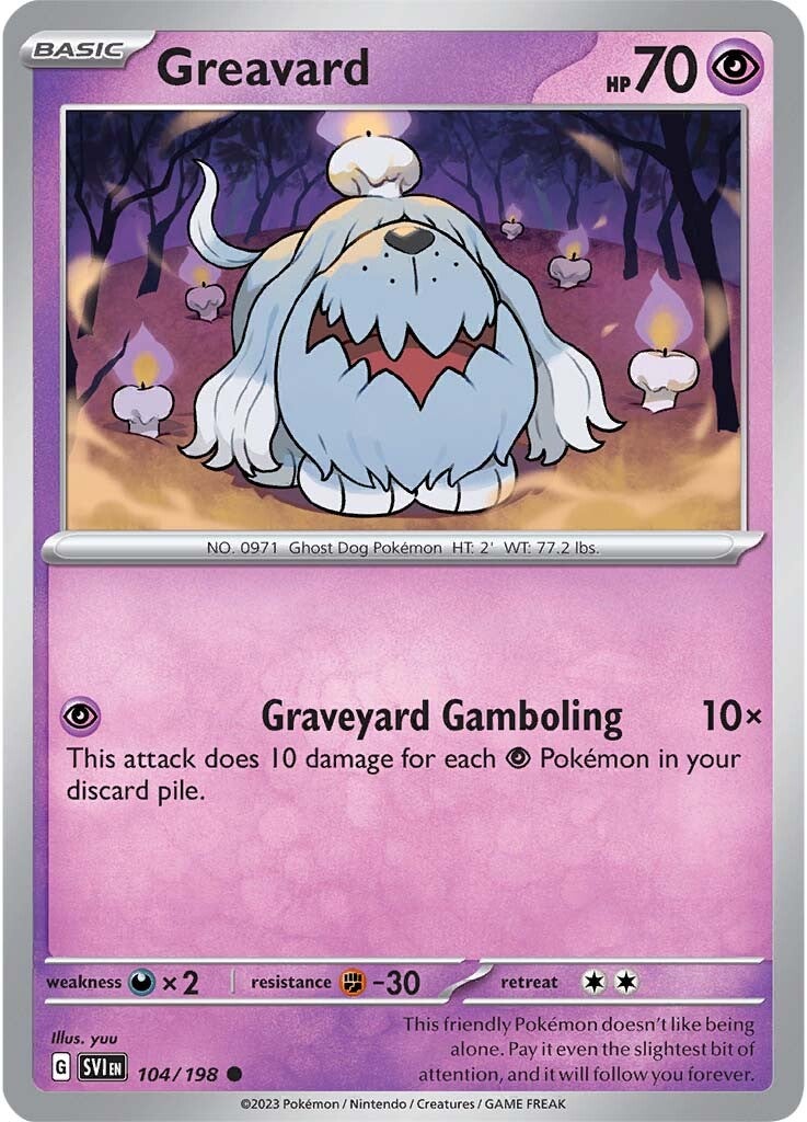 Greavard (104/198) [Scarlet & Violet: Base Set] | Exor Games Dartmouth