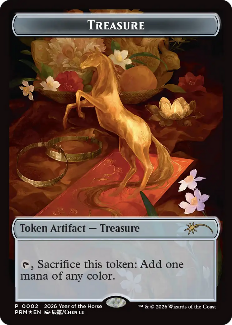 Treasure Token (Year of the Horse 2026) [Standard Showdown Promos Tokens] | Exor Games Dartmouth