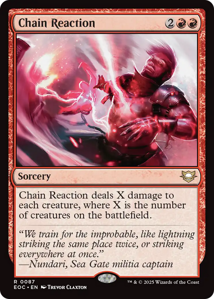 Chain Reaction [Edge of Eternities Commander] | Exor Games Dartmouth