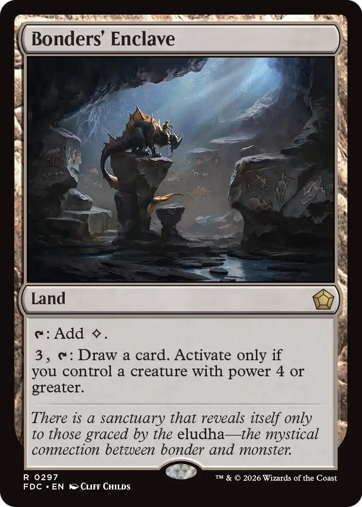 Bonders' Enclave [Foundations Commander] | Exor Games Dartmouth