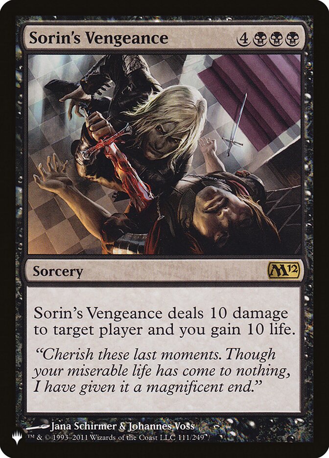 Sorin's Vengeance [The List] | Exor Games Dartmouth