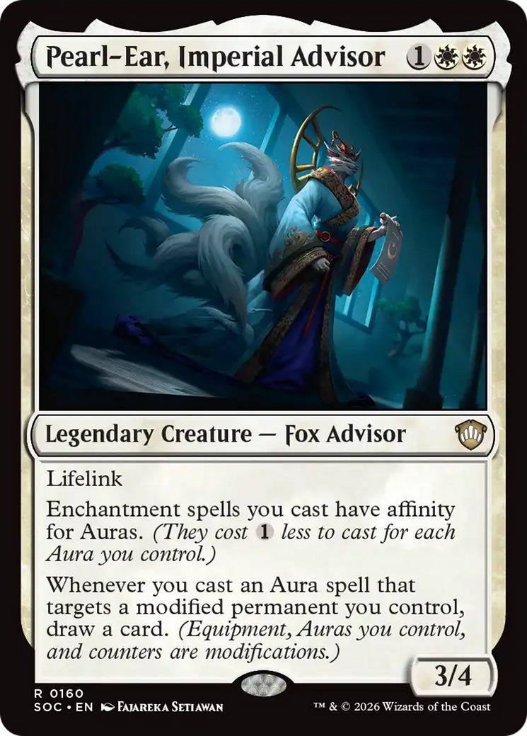 Pearl-Ear, Imperial Advisor [Secrets of Strixhaven Commander] | Exor Games Dartmouth
