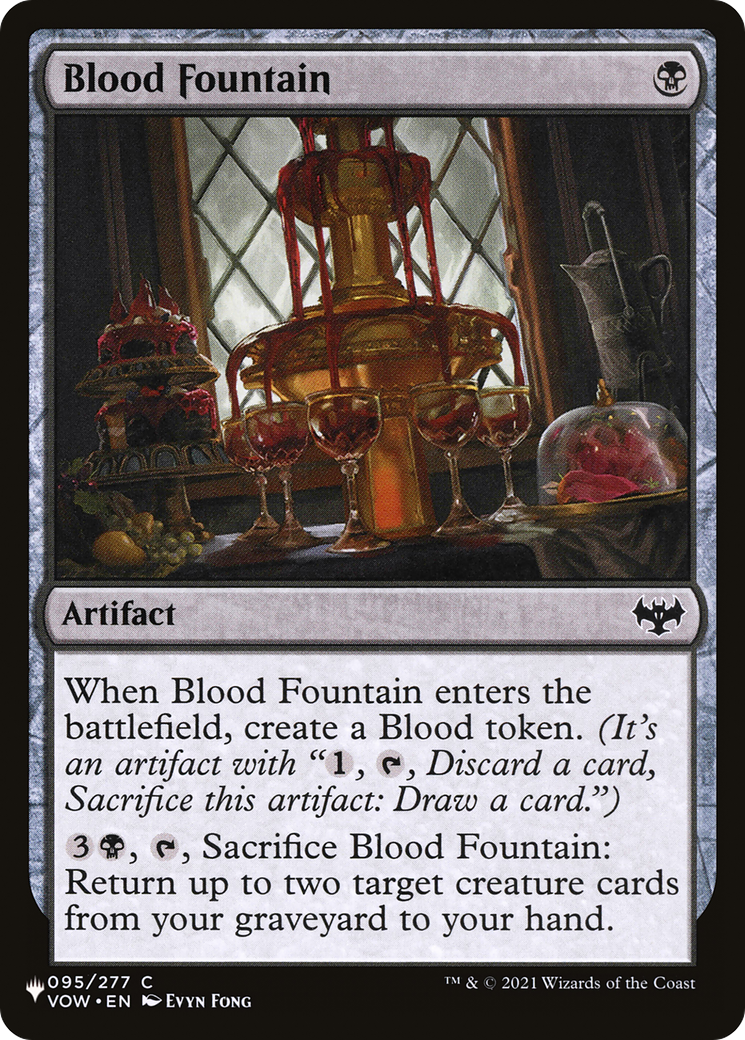 Blood Fountain [The List Reprints] | Exor Games Dartmouth