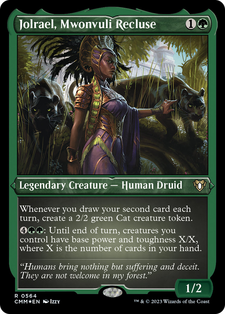 Jolrael, Mwonvuli Recluse (Foil Etched) [Commander Masters] | Exor Games Dartmouth