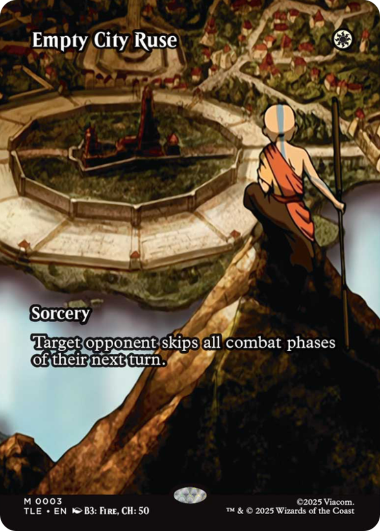 Empty City Ruse (Borderless) [Avatar: The Last Airbender: Eternal-Legal] | Exor Games Dartmouth