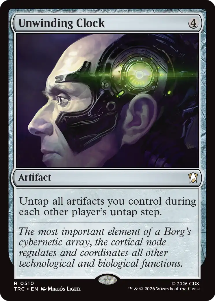 Unwinding Clock (Surge Foil) [Star Trek Commander] | Exor Games Dartmouth