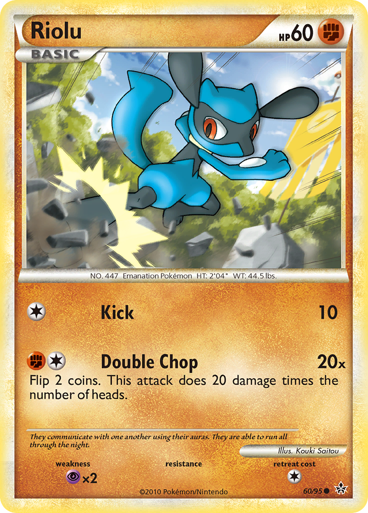 Riolu (60/95) [HeartGold & SoulSilver: Unleashed] | Exor Games Dartmouth