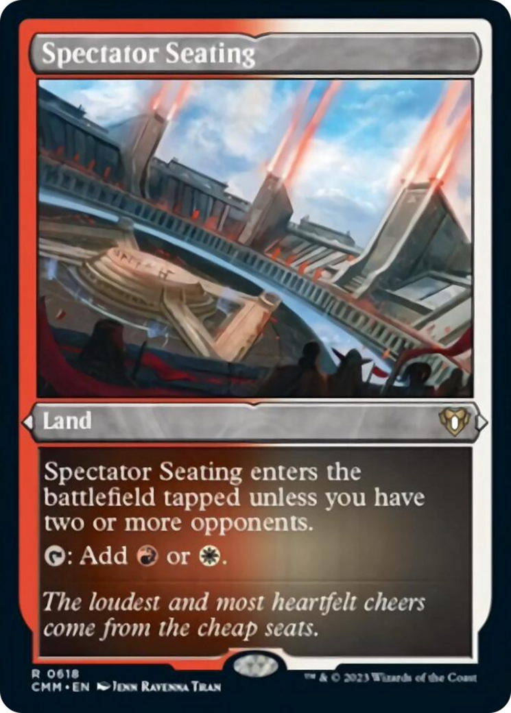 Spectator Seating (Foil Etched) [Commander Masters] | Exor Games Dartmouth