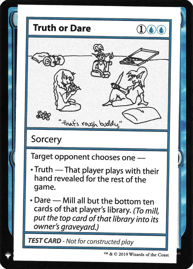 Truth or Dare [Mystery Booster Playtest Cards] | Exor Games Dartmouth