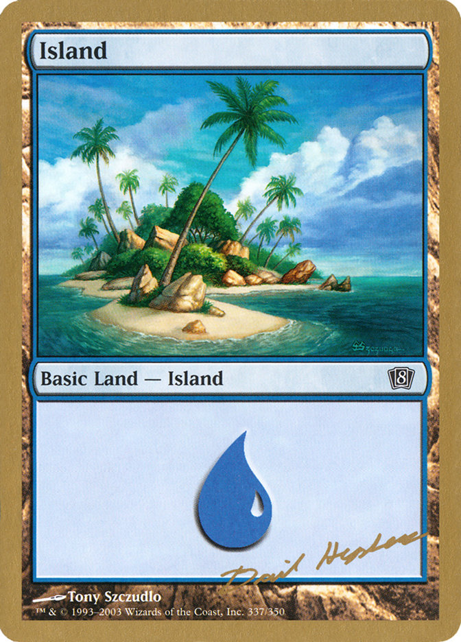 Island (dh337) (Dave Humpherys) [World Championship Decks 2003] | Exor Games Dartmouth