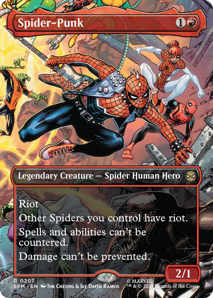Spider-Punk (0207) (Borderless) [Marvel's Spider-Man] | Exor Games Dartmouth