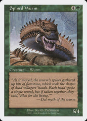 Spined Wurm [Media Promos] | Exor Games Dartmouth