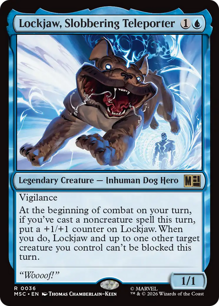 Lockjaw, Slobbering Teleporter (Surge Foil) [Marvel Super Heroes Commander] | Exor Games Dartmouth