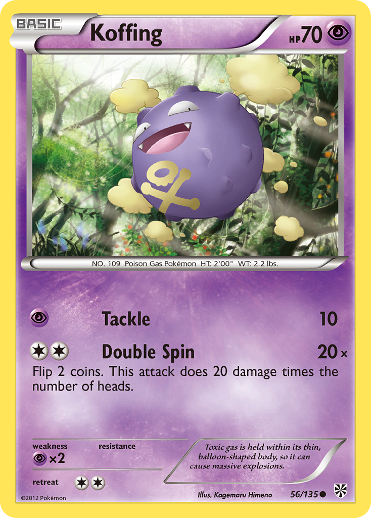 Koffing (56/135) [Black & White: Plasma Storm] | Exor Games Dartmouth