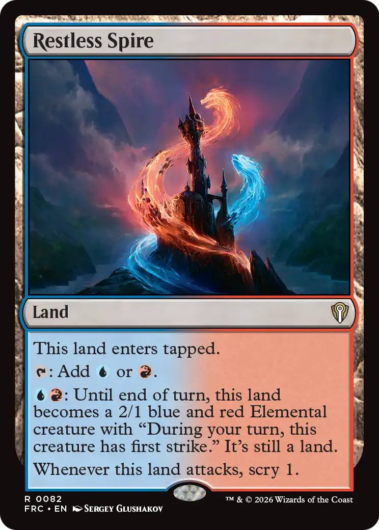 Restless Spire [Reality Fracture Commander] | Exor Games Dartmouth