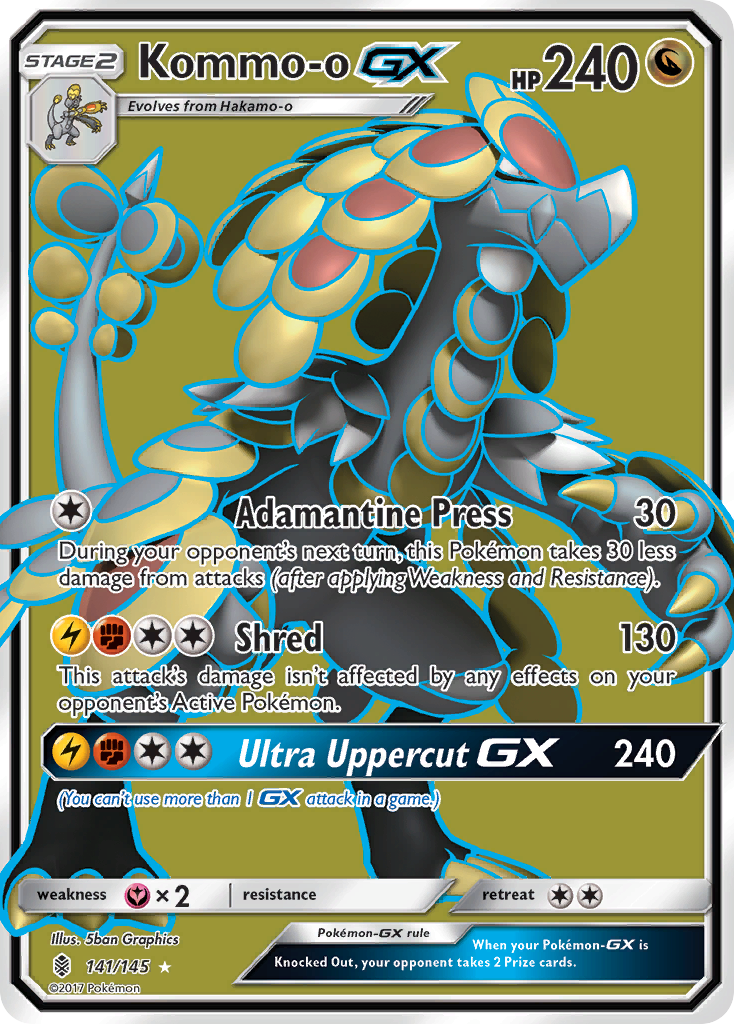 Kommo-o GX (141/145) [Sun & Moon: Guardians Rising] | Exor Games Dartmouth