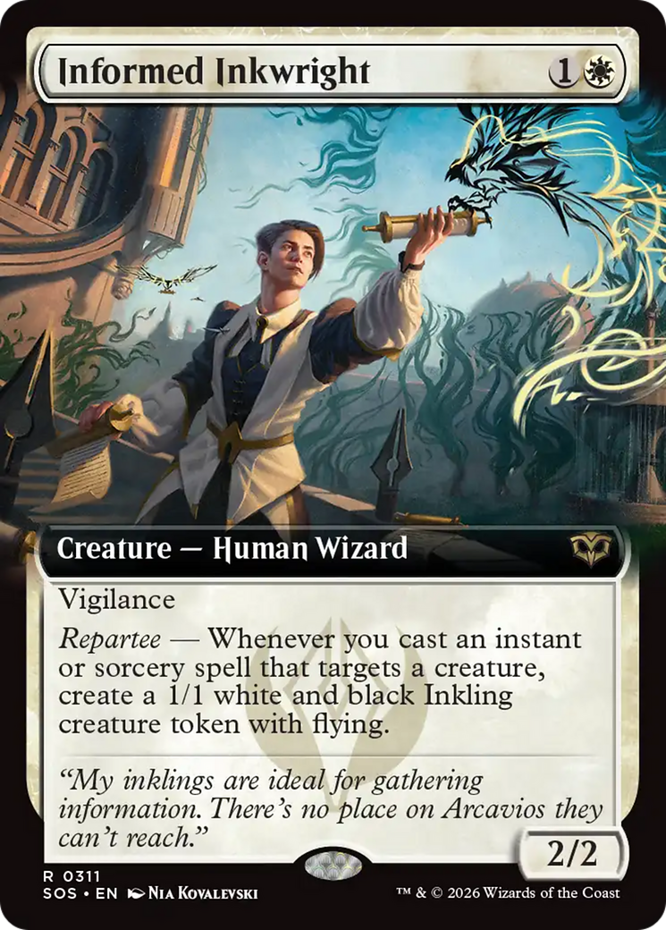Informed Inkwright (Extended Art) [Secrets of Strixhaven] | Exor Games Dartmouth