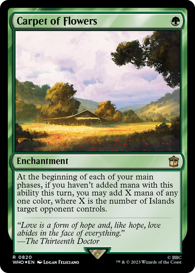Carpet of Flowers (Surge Foil) [Doctor Who] | Exor Games Dartmouth