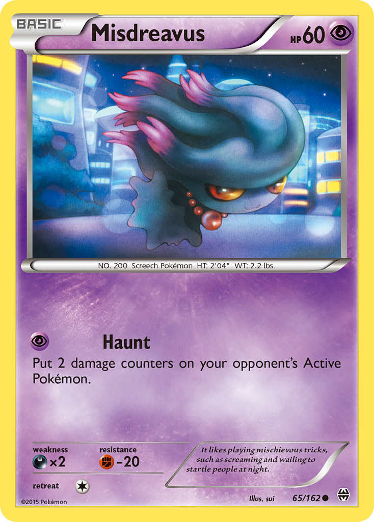 Misdreavus (65/162) [XY: BREAKthrough] | Exor Games Dartmouth