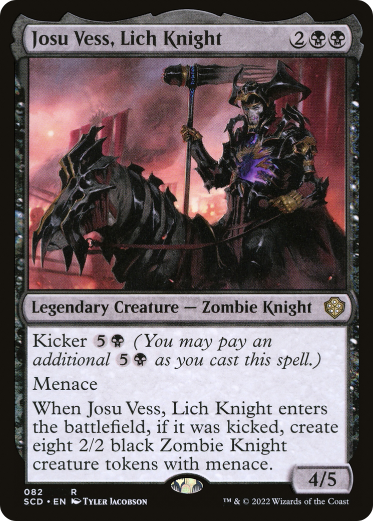 Josu Vess, Lich Knight [Starter Commander Decks] | Exor Games Dartmouth