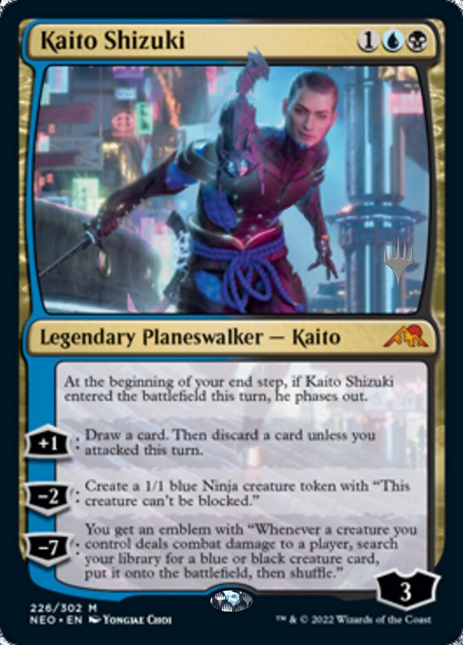 Kaito Shizuki (Promo Pack) [Kamigawa: Neon Dynasty Promos] | Exor Games Dartmouth