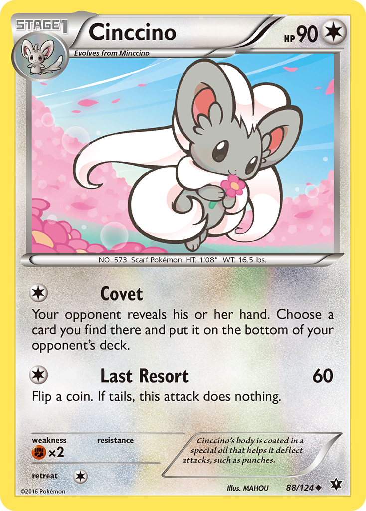 Cinccino (88/124) [XY: Fates Collide] | Exor Games Dartmouth