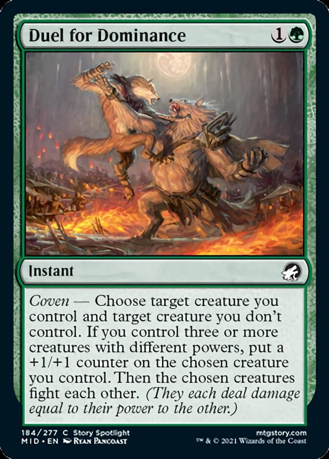 Duel for Dominance [Innistrad: Midnight Hunt] | Exor Games Dartmouth