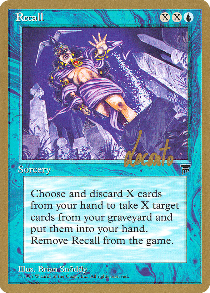 Recall (Michael Loconto) [Pro Tour Collector Set] | Exor Games Dartmouth