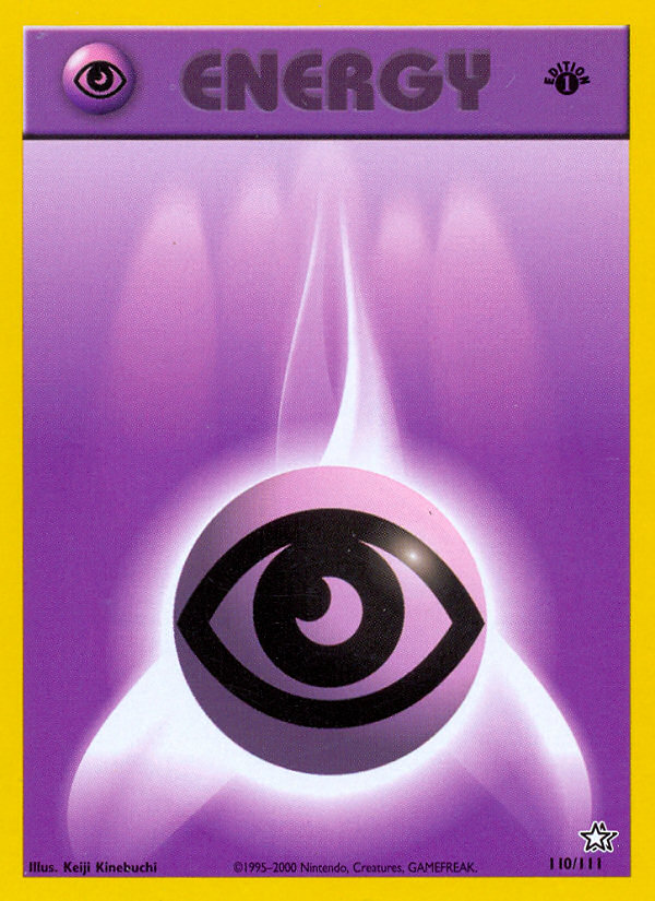 Psychic Energy (110/111) [Neo Genesis 1st Edition] | Exor Games Dartmouth
