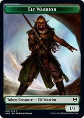 Elf Warrior // Koma's Coil Double-sided Token [Kaldheim Tokens] | Exor Games Dartmouth