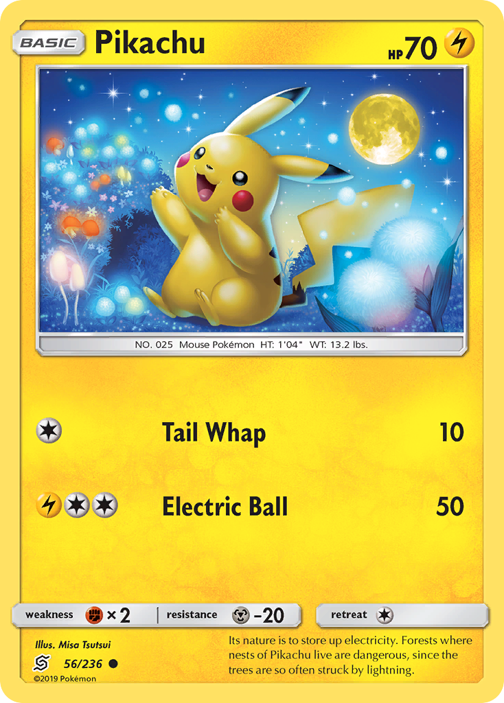 Pikachu (56/236) [Sun & Moon: Unified Minds] | Exor Games Dartmouth