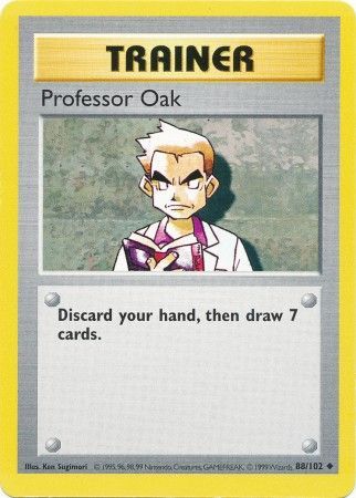 Professor Oak (88/102) [Base Set Shadowless Unlimited] | Exor Games Dartmouth